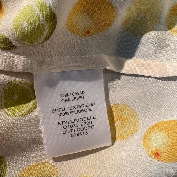 Equipment Orchard Blossom Crepe De Chine Mina Shirt S - Picture 8 of 8